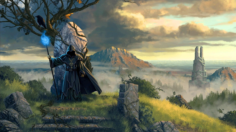 2014, grimrock, castle, legend, games, legend of grimrock 2, wizard, 2K, legend of grimrock, illustration
