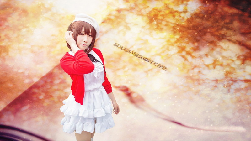 standing, childhood, Saenai Heroine no Sodatekata, nature, outdoors, portrait, short hair, red, child, auburn hair, innocence, offspring, full length, women
