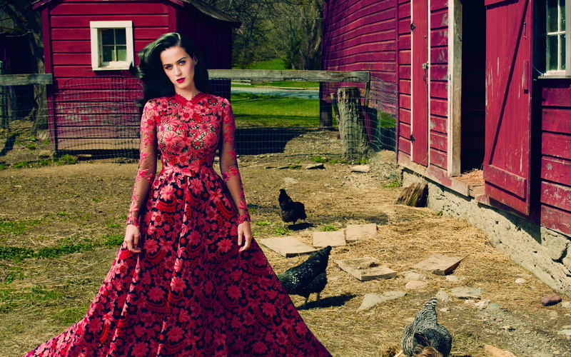 katy, 2015, black, pink, 2K, long, red, sleeve, perry, dress