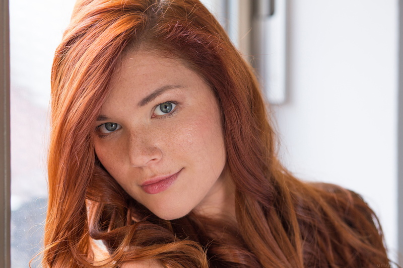 women, Mia Sollis, redhead, 5K