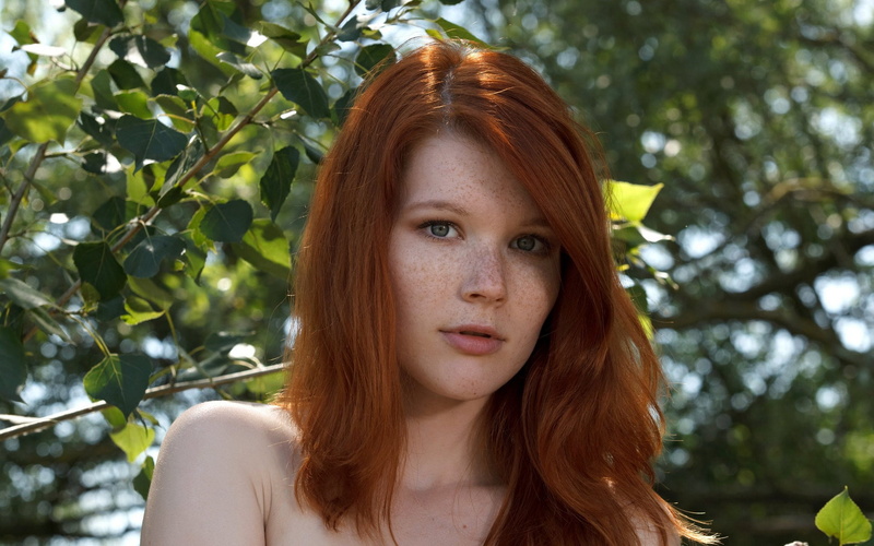 outdoors, art, faces, 1080P, mia, magazine, sollis, lighting, natural, freckles