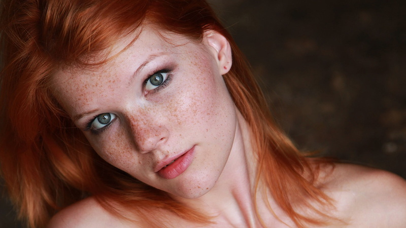 Met-Art, blue eyes, freckles, 1080P, Mia Sollis, redhead