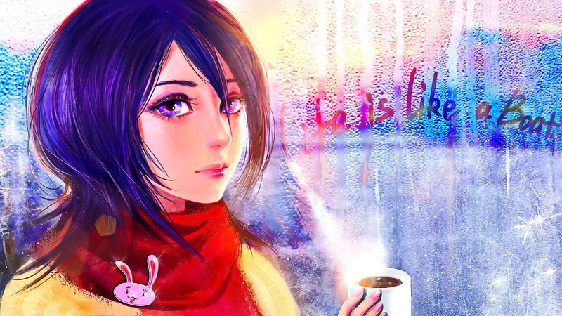 Bleach, hair, short hair, real people, women, realistic, anime, headshot, front view, young women, females, 1080P, looking at viewer, portrait, looking