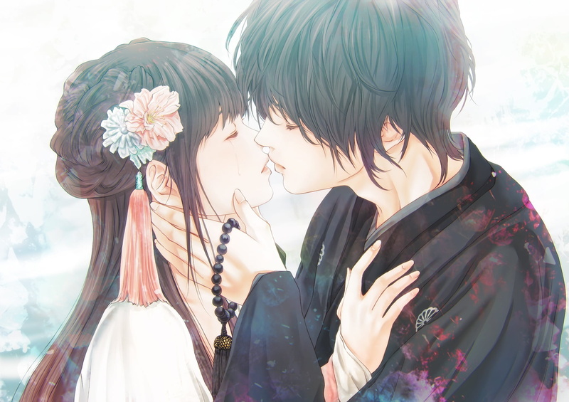 guy, anime, romance, 1080P, girl, pair