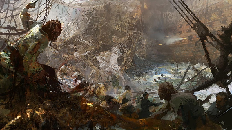 sea, tree, outdoors, real people, winter, shipwreck, men, plant, high angle view, battle, vertebrate, water, people, day, reflection, lake, 1080P, nature