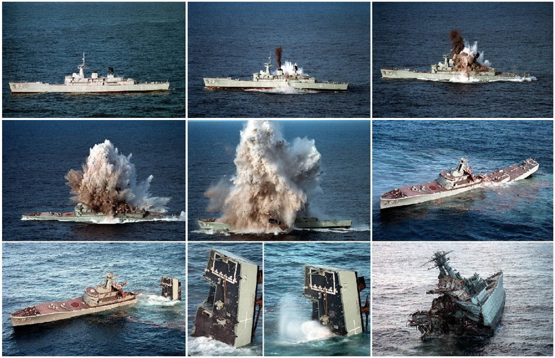 wave, military, exercise, sea, transportation, Sink, motion, wreck, white, rock, land, nautical vessel, nature, Torpedo, digital composite, test, waterfront