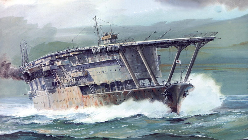 shipwreck, outdoors, Japanese aircraft carrier Akagi, Aircraft Carrier, environment, ship, Warships, freight transportation, motion, shipping, sea, transportation