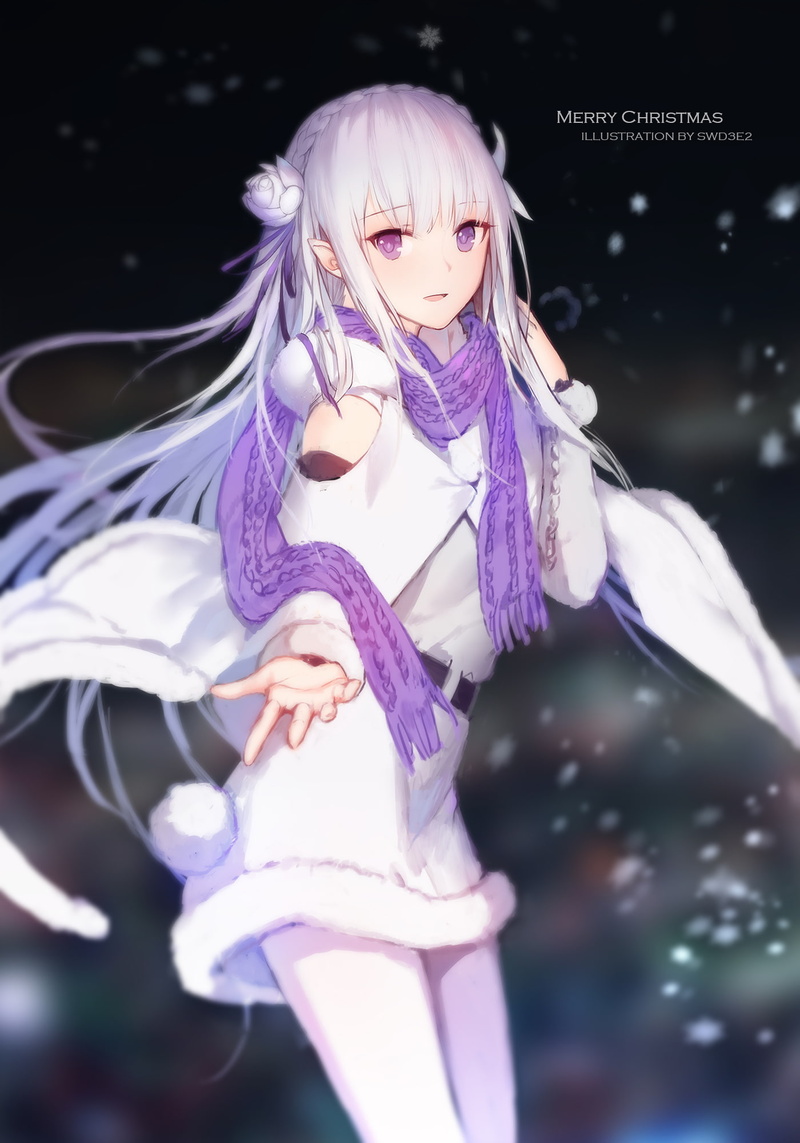 anime girls, long hair, anime, 1080P, purple eyes, swd3e2