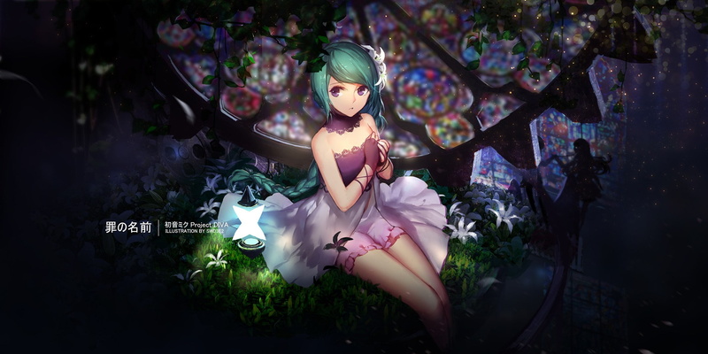 Vocaloid, young adult, dress, flowering plant, front view, hairstyle, human representation, clothing, outdoors, 1080P, beauty, one person, anime girls