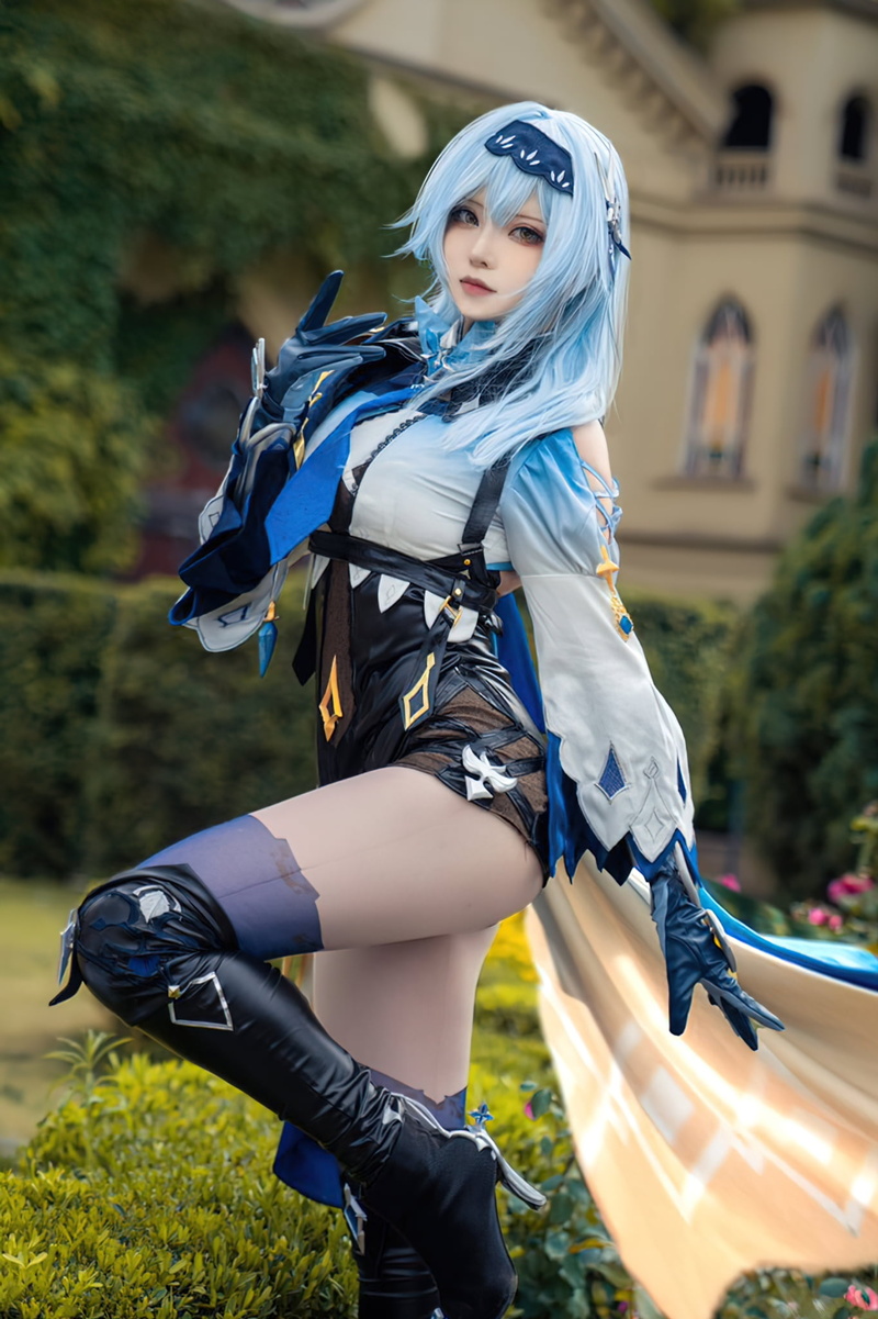 Takomayuyi, cosplay, 1080P, Genshin Impact, Eula (Genshin Impact)