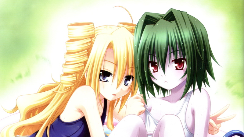 4K, Anime, Shizuku (Omamori Himari), Tamamo no Mae (Omamori Himari), Omamori Himari