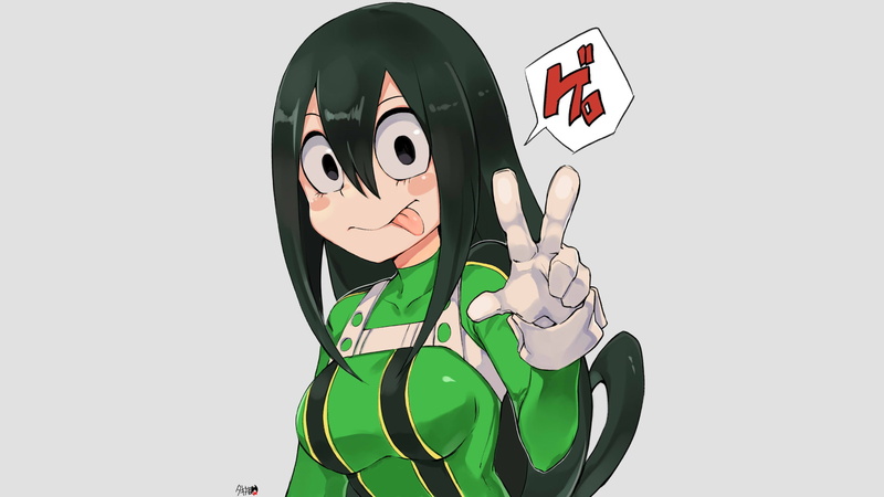 My Hero Academia, Anime, 1080P, Tsuyu Asui