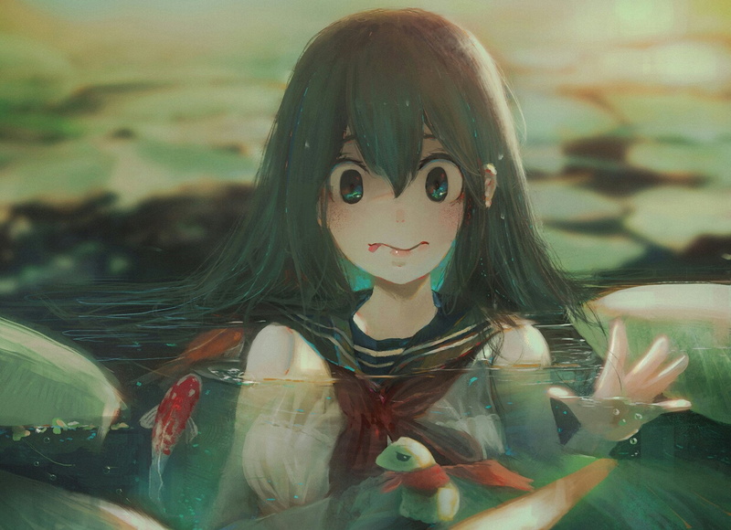 1080P, Tsuyu Asui, My Hero Academia, Anime