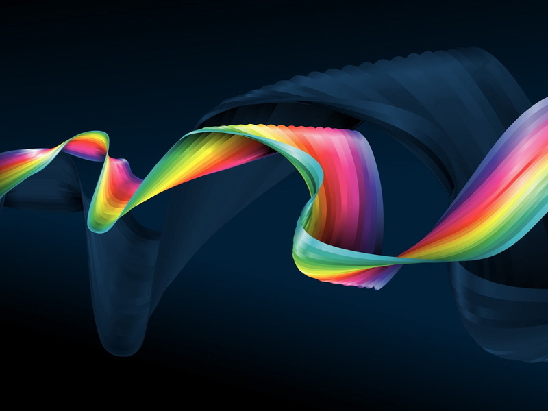 computer Graphic, space, wave Pattern, ideas, no people, yellow, speed, illuminated, flag, fractal, curve, long exposure, black Color, shape, creativity