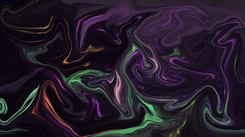 artwork, paint brushes, 8 K, fluid, shapes, digital art, liquid, abstract, neon, 4K