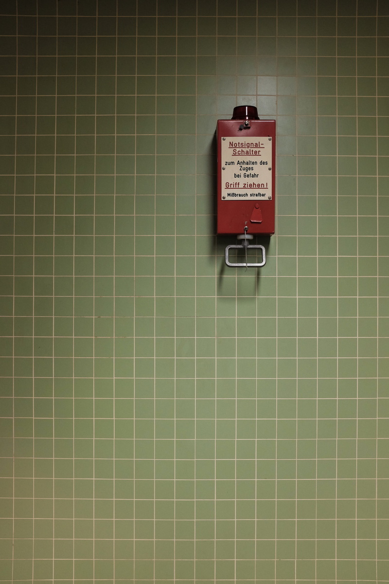 day, bathroom, shapes, safety, grid, accidents and disasters, wall - building feature, pattern, white, close-up, alarm, flooring, red, ubahn, sign, underground