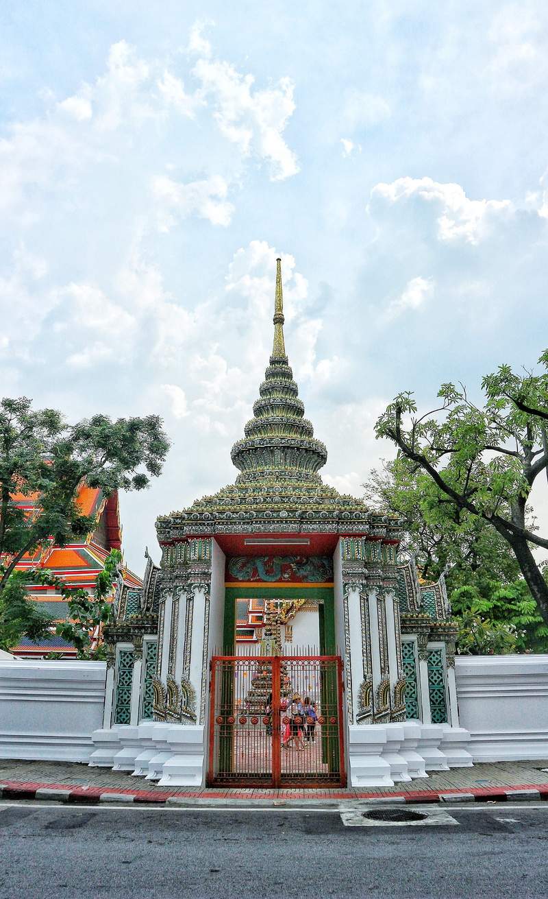 temple tower, spirituality, thiland, building, 4K, tree, built structure, travel destinations, gray, tower green, temple rower, ornate, shrine, white