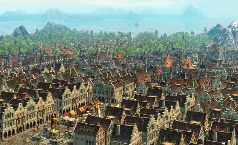 Games, cityscape, building exterior, 1080P, building, travel, anno, religion, buildings, no people, ancient civilization, Screenshots, brown, belief, nature