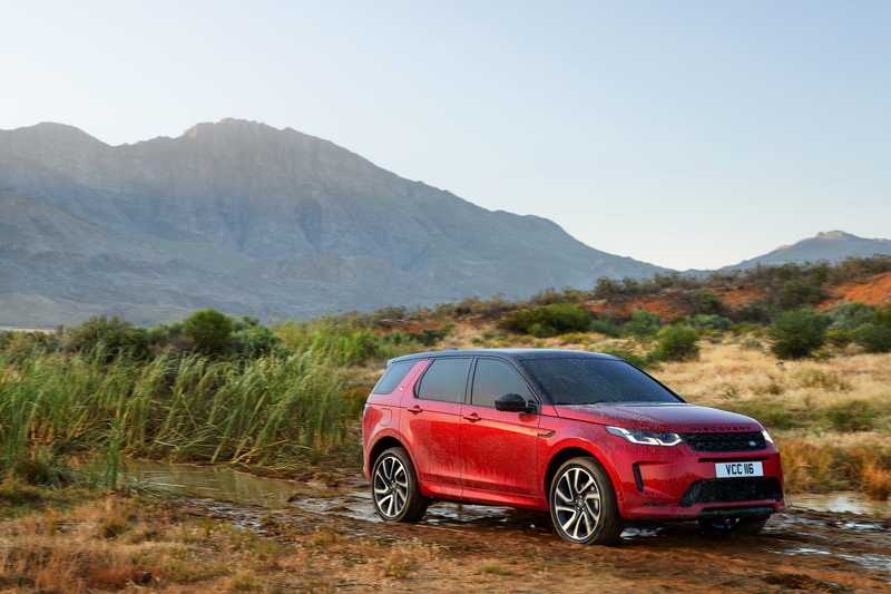 Red Car, Land Rover, Land Rover Discovery Sport, 4K, Vehicle, Car, SUV