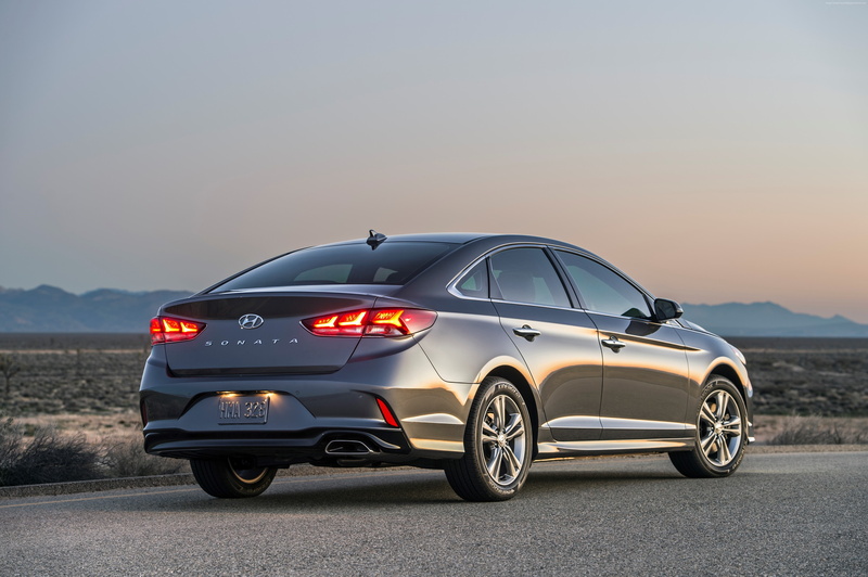 4K, 2018 Cars, 5K, Hyundai Sonata
