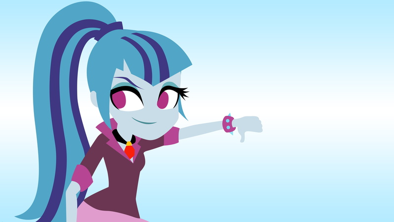 character, shirt, pink, Sonata Dusk, 4K, brown, female, My Little Pony Friendship is Magic