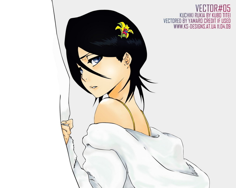 side view, casual clothing, 720P, women, young adult, black hair, indoors, Kuchiki Rukia, looking away, Bleach, hairstyle, young women, hair, beautiful woman