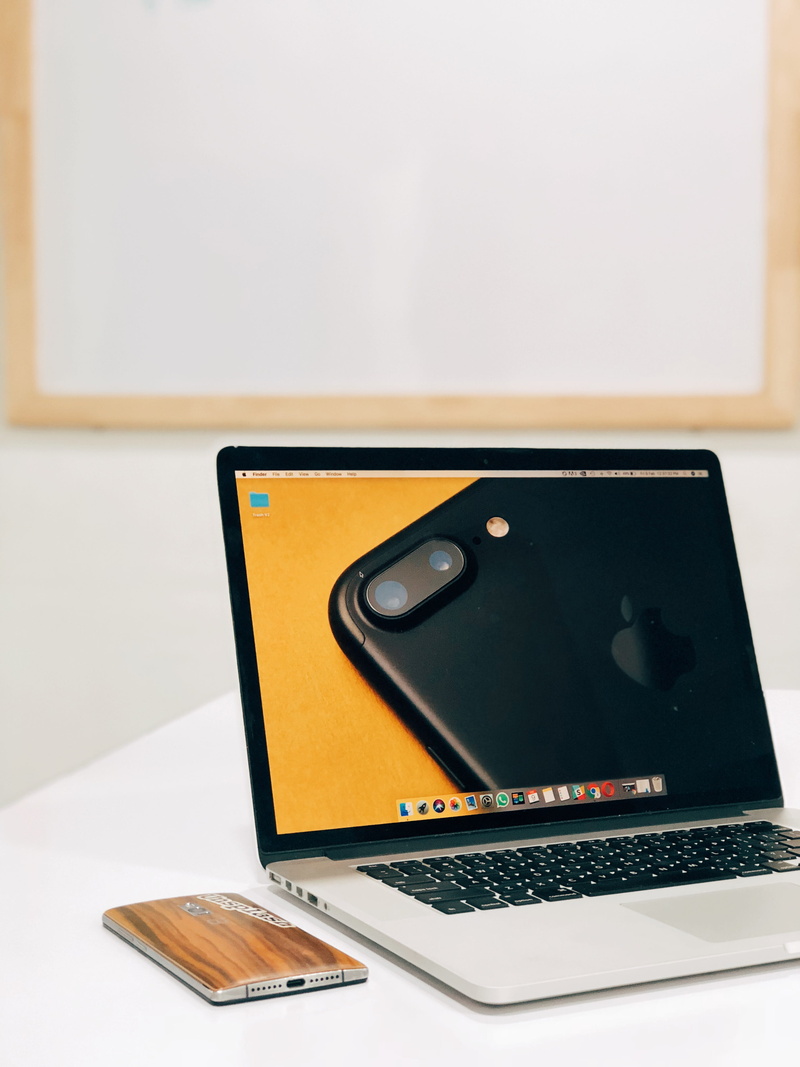 macbook, love, peace, indoors, portability, close-up, computer, 4K, copy space, desktop, unsplash, macbook pro, table, iphone camera, communication, black color