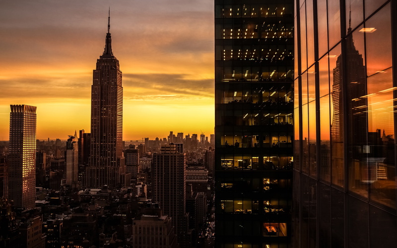 new, New York, HD, 2K, USA, Manhattan, york, Skyscapers