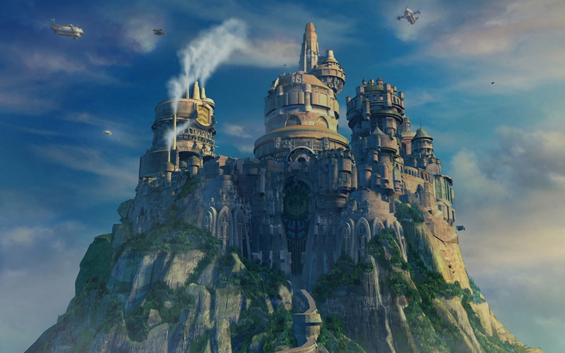 castles, amano, fantasy, yoshitaka, 1080P, final