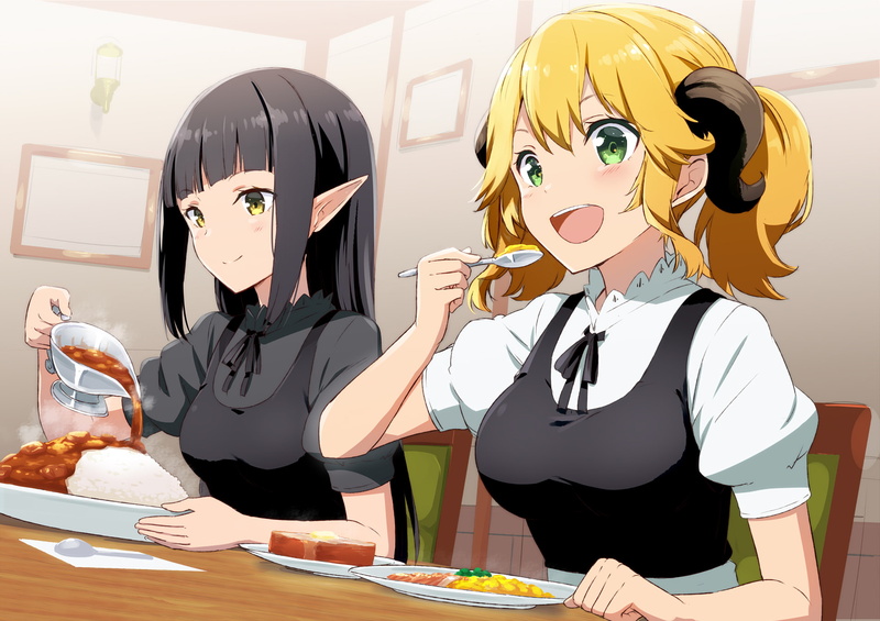 Restaurant to Another World, Anime, Kuro (Restaurant to Another World), 1080P, Aletta (Restaurant to Another World)