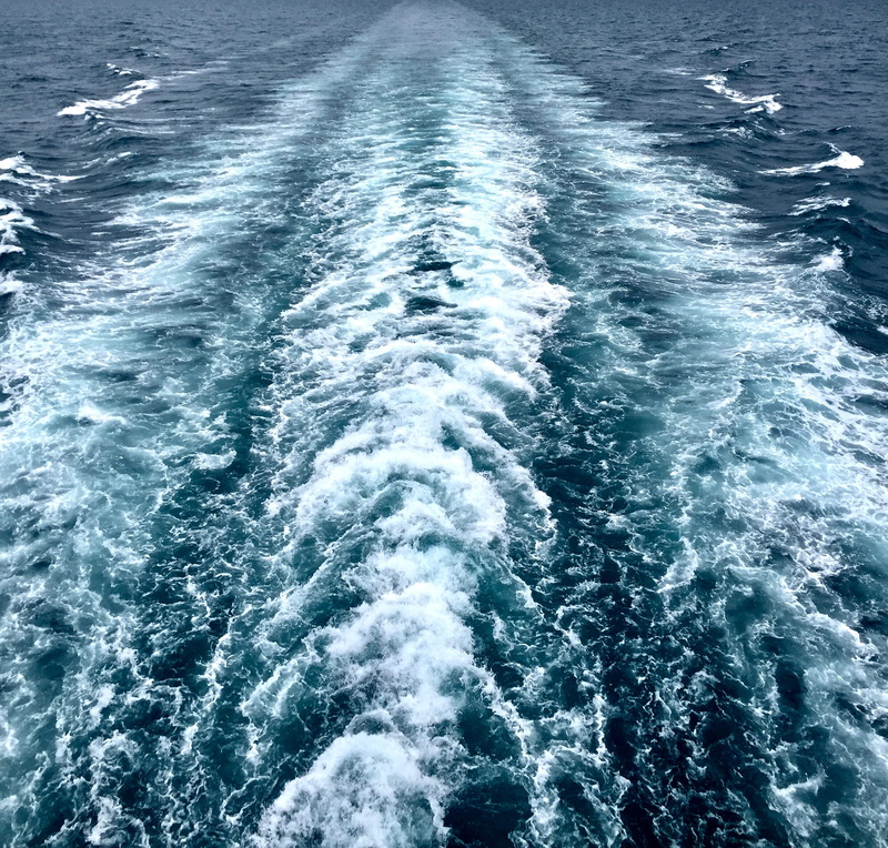 1080P, nature, scenics - nature, view, beauty in nature, water, sport, high angle view, wave pattern, no people, trails, outdoors, day, water trail, blue