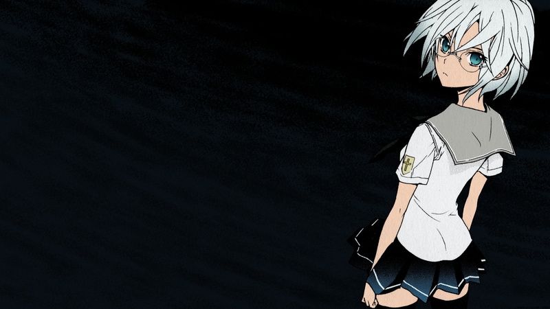Okuse Saki, hand on hip, Draw Yomi, short hair, blue eyes, three quarter length, hairstyle, witch, standing, young adult, studio shot, 1080P, school uniform