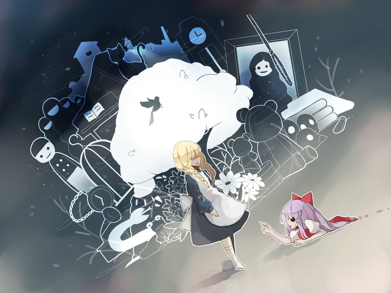 mewkoala, viola, girls, blonde, 720P, ellen, blood, majo, socks, purple, hair, braids