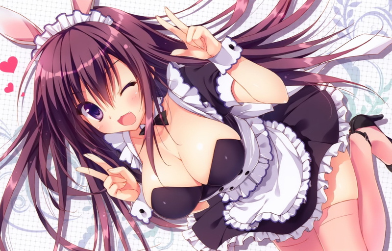 lifestyles, brown, close-up, adult, glasses, clothing, headshot, pink color, hairstyle, Absolute Duo, real people, young adult, representation, Anime, fashion