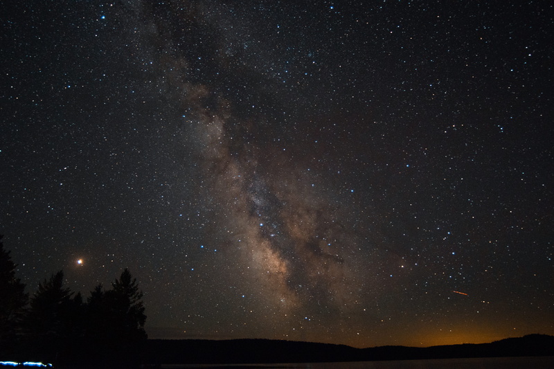 outdoors, astronomy, star - space, sky, space, 5K, milky way, idyllic, electrical device, nature, light, silhouette, star field, wilderness, infinity