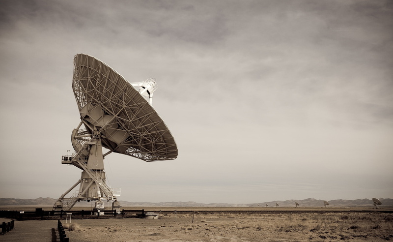 sky, astronomy telescope, 2K, gray, beach, no people, steel, Radio, astronomy, land, Landscape, Dish, radio wave, technology, satellite, environment, cloud - sky