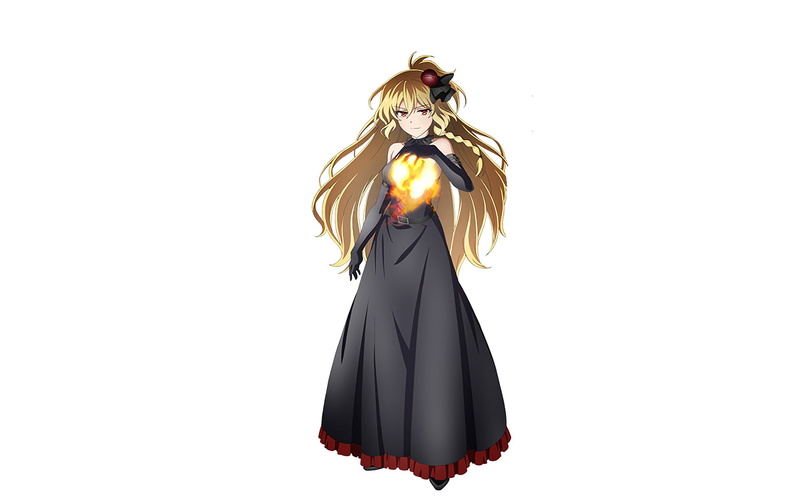 copy space, one person, Celica Arfonia, clothing, holding, cut out, Rokudenashi Majutsu Koushi to Akashic Records, side view, costume, females, Anime, celebration