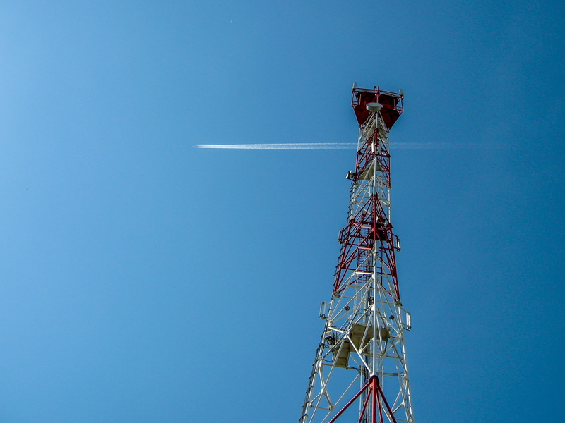 global communications, outdoors, receiving, wireless technology, sky, plane, communication, broadcasting, technology, tower, metal, architecture, day, blue