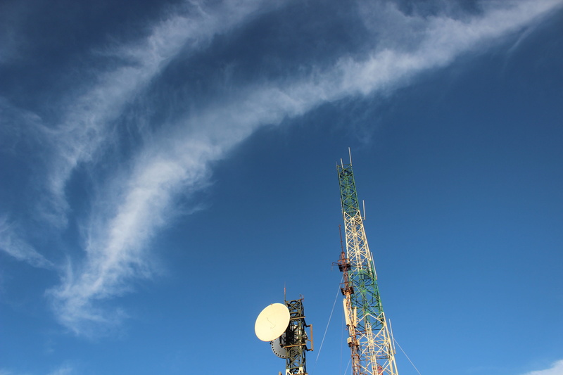 technology, connection, indonesian, receiving, broadcasting, cloud, radio wave, no people, satellite, outdoors, low angle view, satellite dish, cloud - sky