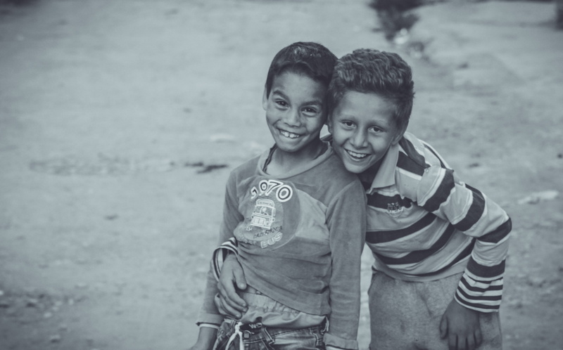emotion, alger, girls, black and white, love, two people, positive emotion, 2 boys, outdoors, khemis miliana, childhood, smiling, boys, 4K, poor, togetherness
