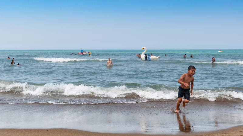 swim, men, outdoors, algeria, alger, sea, sand, wave, leisure activity, beach, coast, water, land, beauty in nature, trip, holiday, surfing, motion, horizon