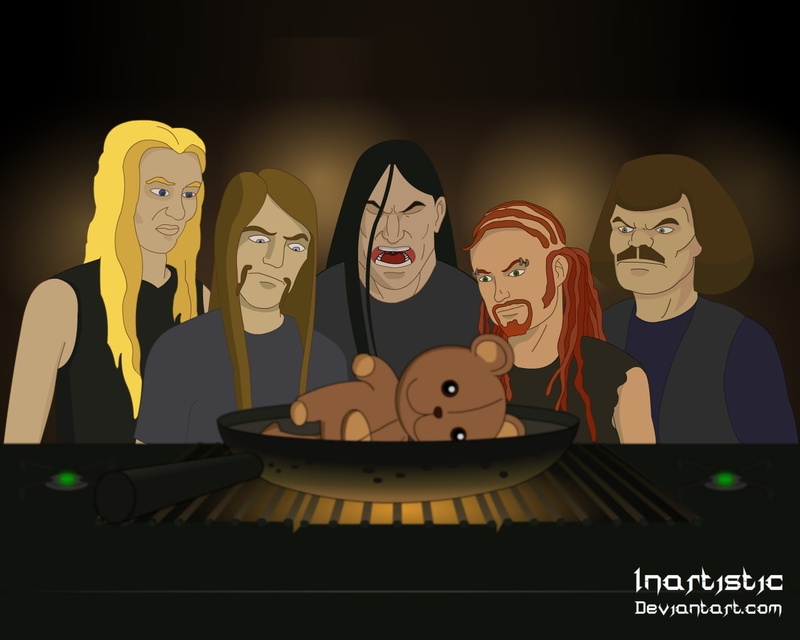 art, entertainment, Metalocalypse, Dethklok, hd, 720P, music