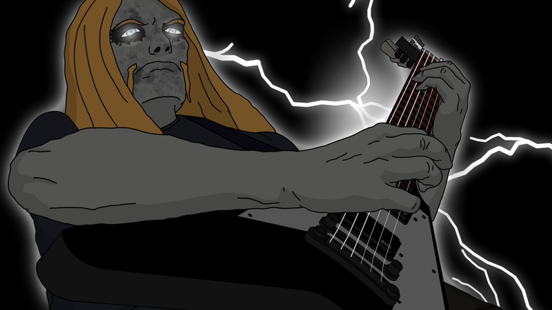 groups, hard, heavy, metalocalypse, metal, dethklok, band, music, rock, cartoons, 1080P