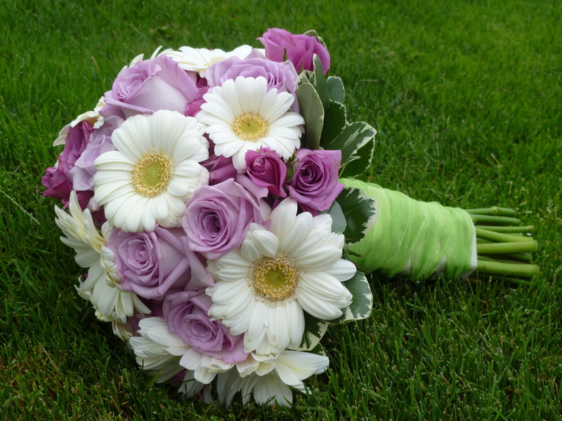 wedding, lovely, bouquet, gerbera, rose, 4K, roses, flower, nice, elegantly, gerberas, beautiful, cool, flowers