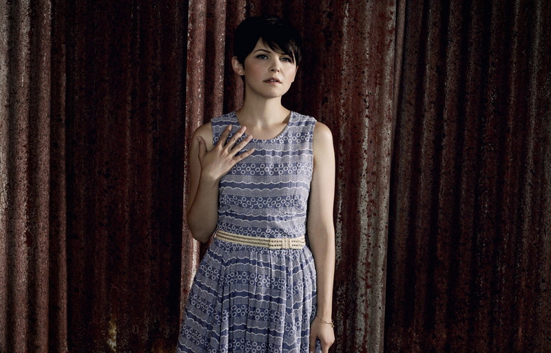 Green Eyes, Dress, 720P, Actress, Brunette, American, Actresses, Ginnifer Goodwin, Short Hair