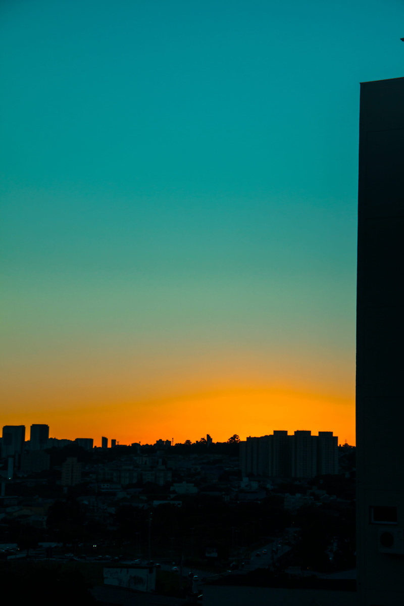 romantic sky, nature, orange color, ceu, paisagem, horizon, fotografia, outdoors, color, skyscraper, 5K, no people, built structure, gradientsky, building