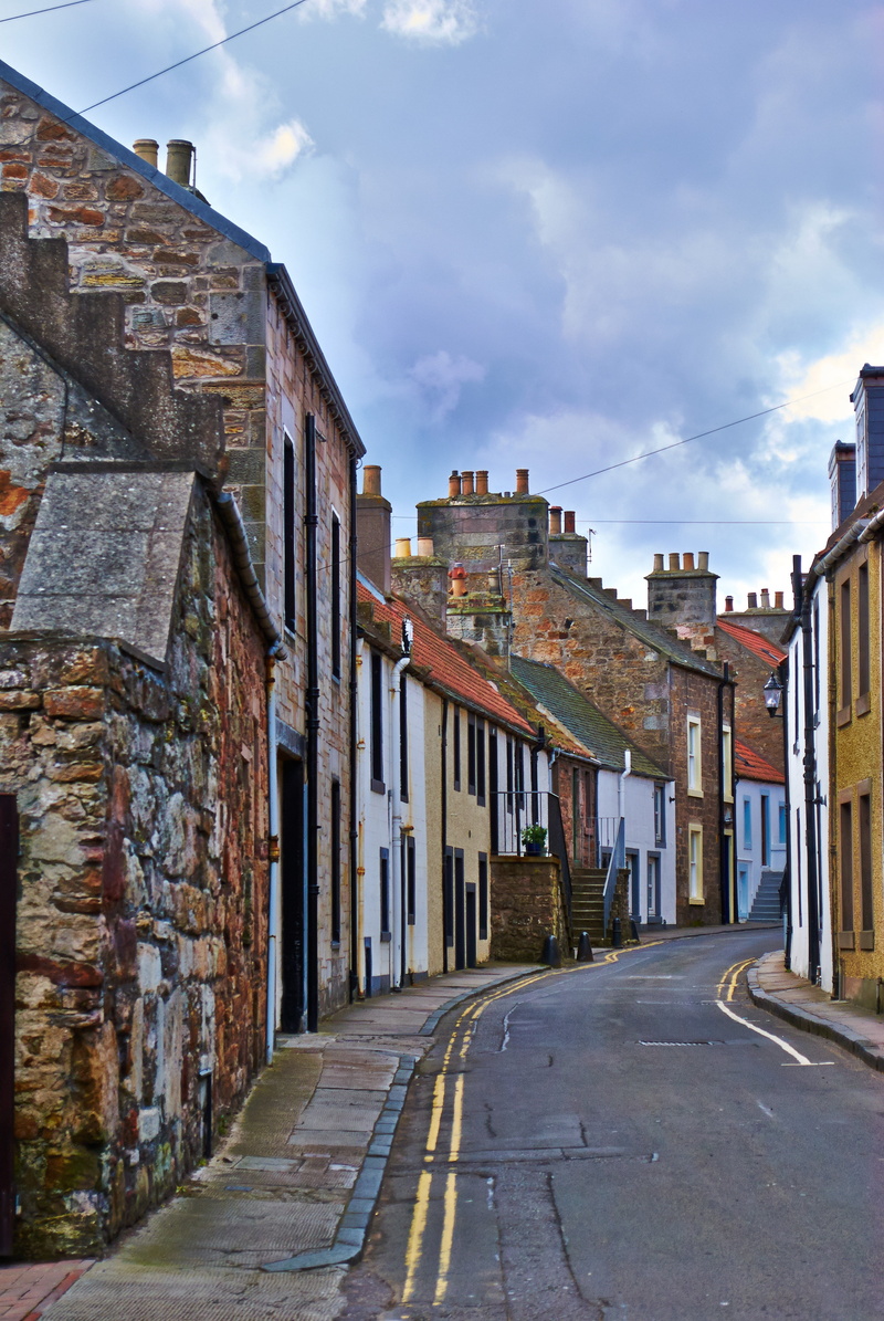 east, anstruther, road, homes, neuk, historic, europe, nature, brick, fife, direction, built Structure, architecture, quaint, harbour, 4K, houses, sky