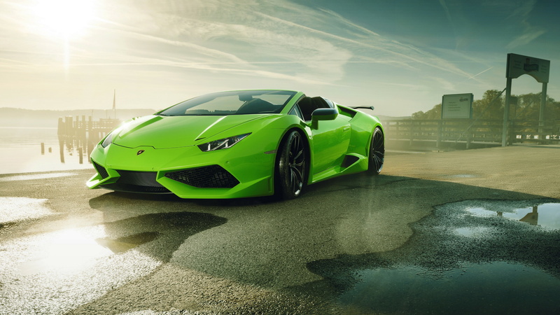 4K, Novitec, 4K, Lamborghini Huracan Spyder, N-Largo