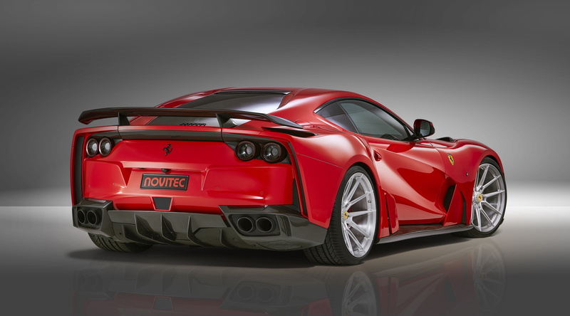 2019, Superfast, rear view, 4K, supercar, Novitec, N-Largo, 812, Ferrari