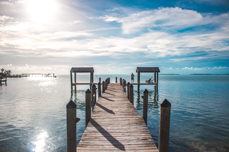 wood, scenics - nature, direction, horizon over water, architecture, 5K, no people, tranquility, sun, wood - material, jetty, built structure, key, wood paneling